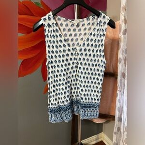 Lucky Brand Casual Sleeveless Top, NWOT Size L